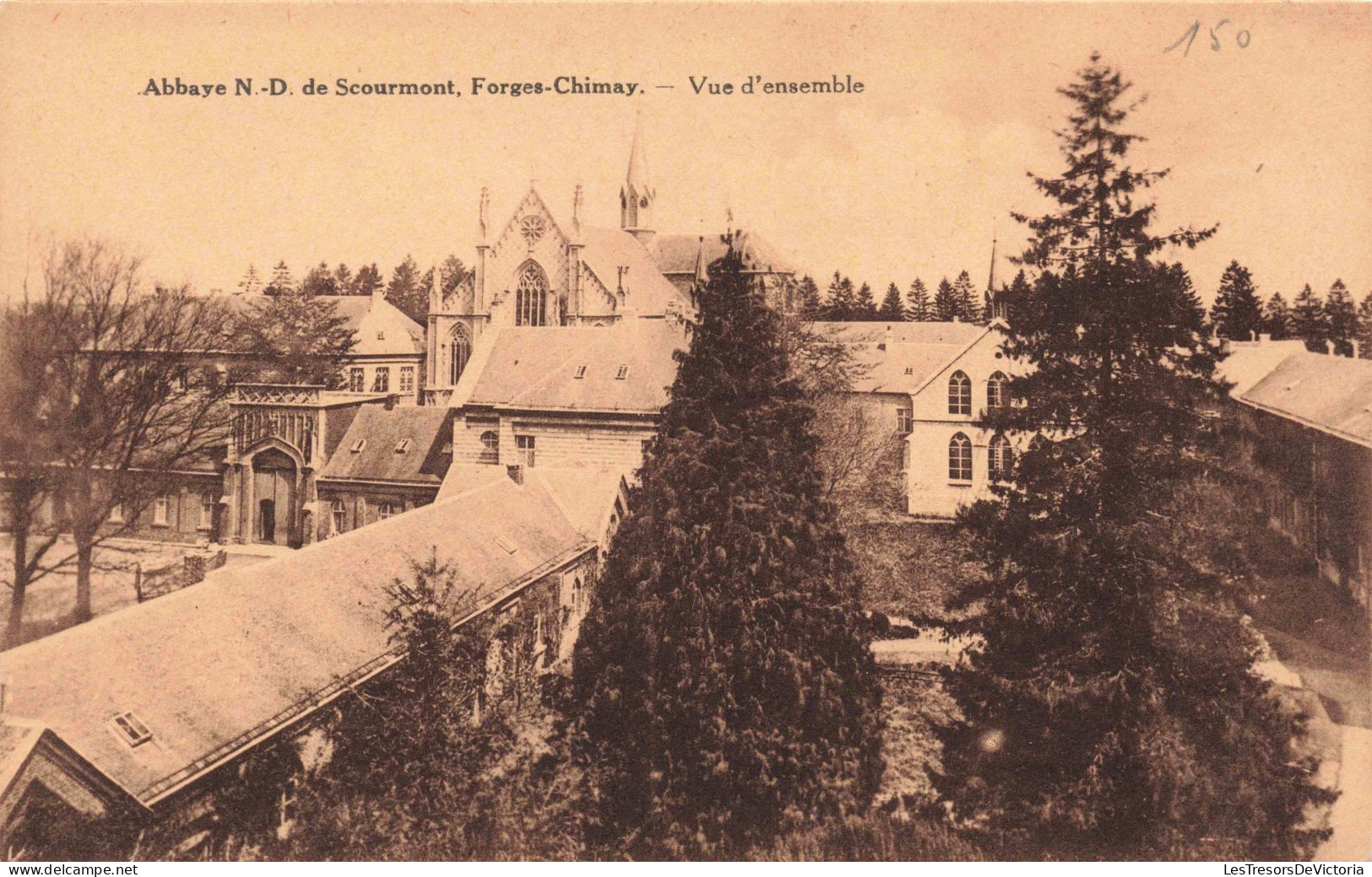 BELGIQUE - Abbaye ND De Scourmont - Forges Chimay - Vue D'Ensemble  - Carte Postale Ancienne - Sonstige & Ohne Zuordnung