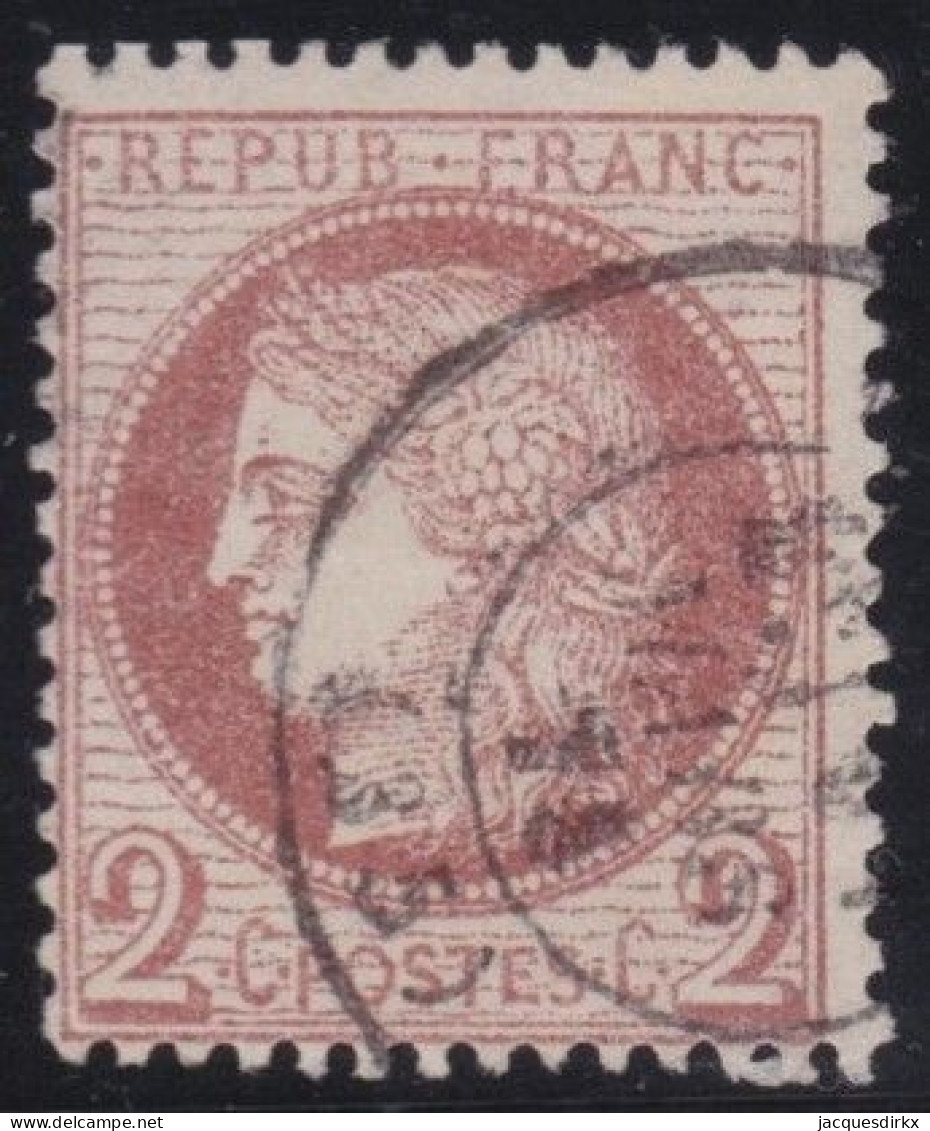 France  .  Y&T   .   51    .     O   .    Oblitéré - 1871-1875 Cérès