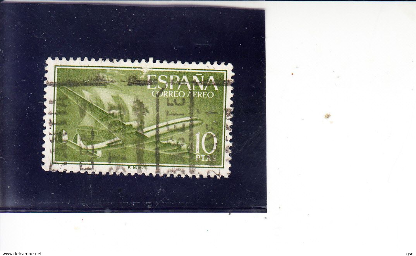 SPAGNA  1955-6 - Unificato  A  276° - Posta Aerea - Usati