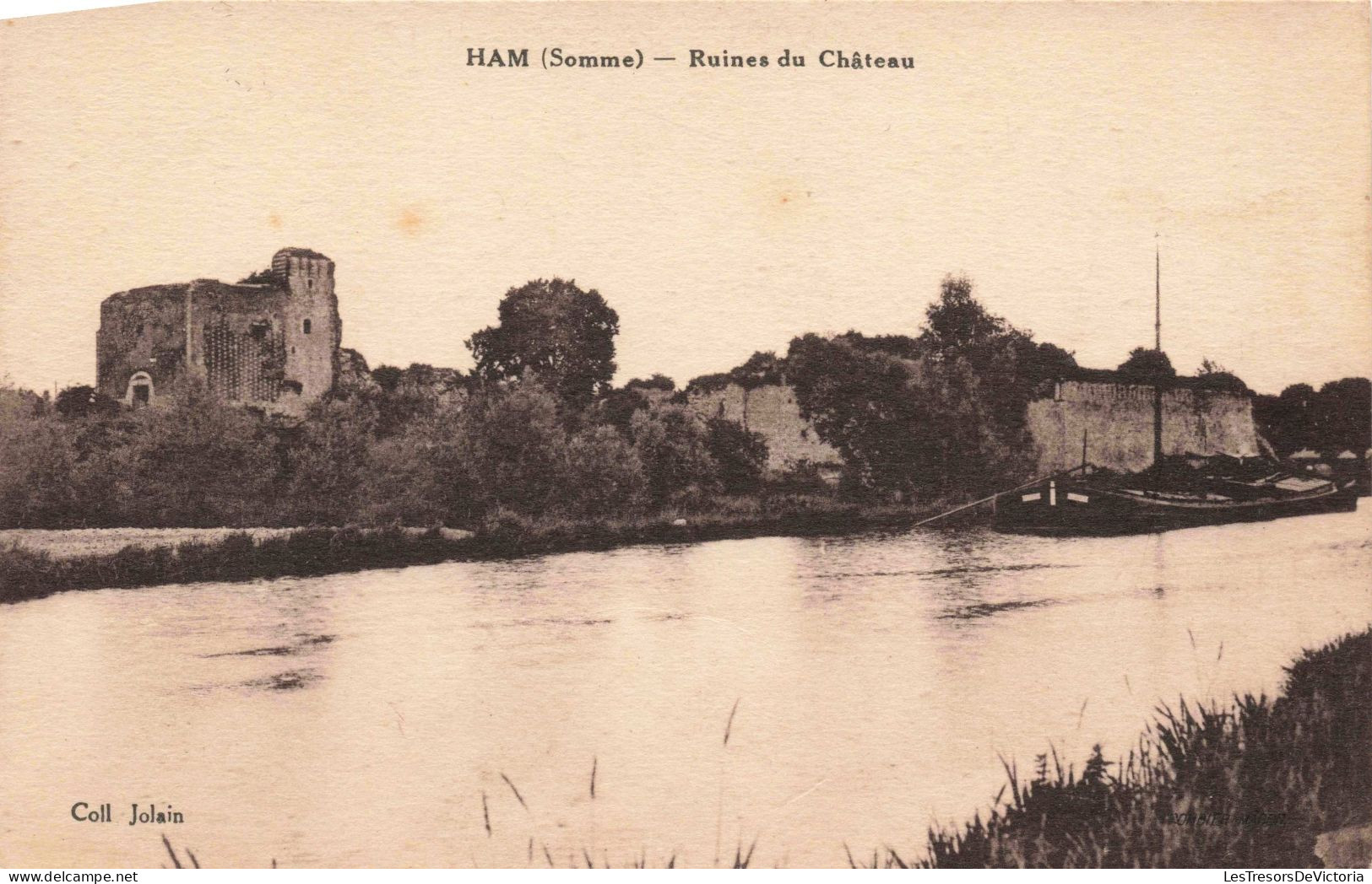 FRANCE - Ham - Somme - Ruines Du Château - Coll Jolain - Carte Postale Ancienne - Ham