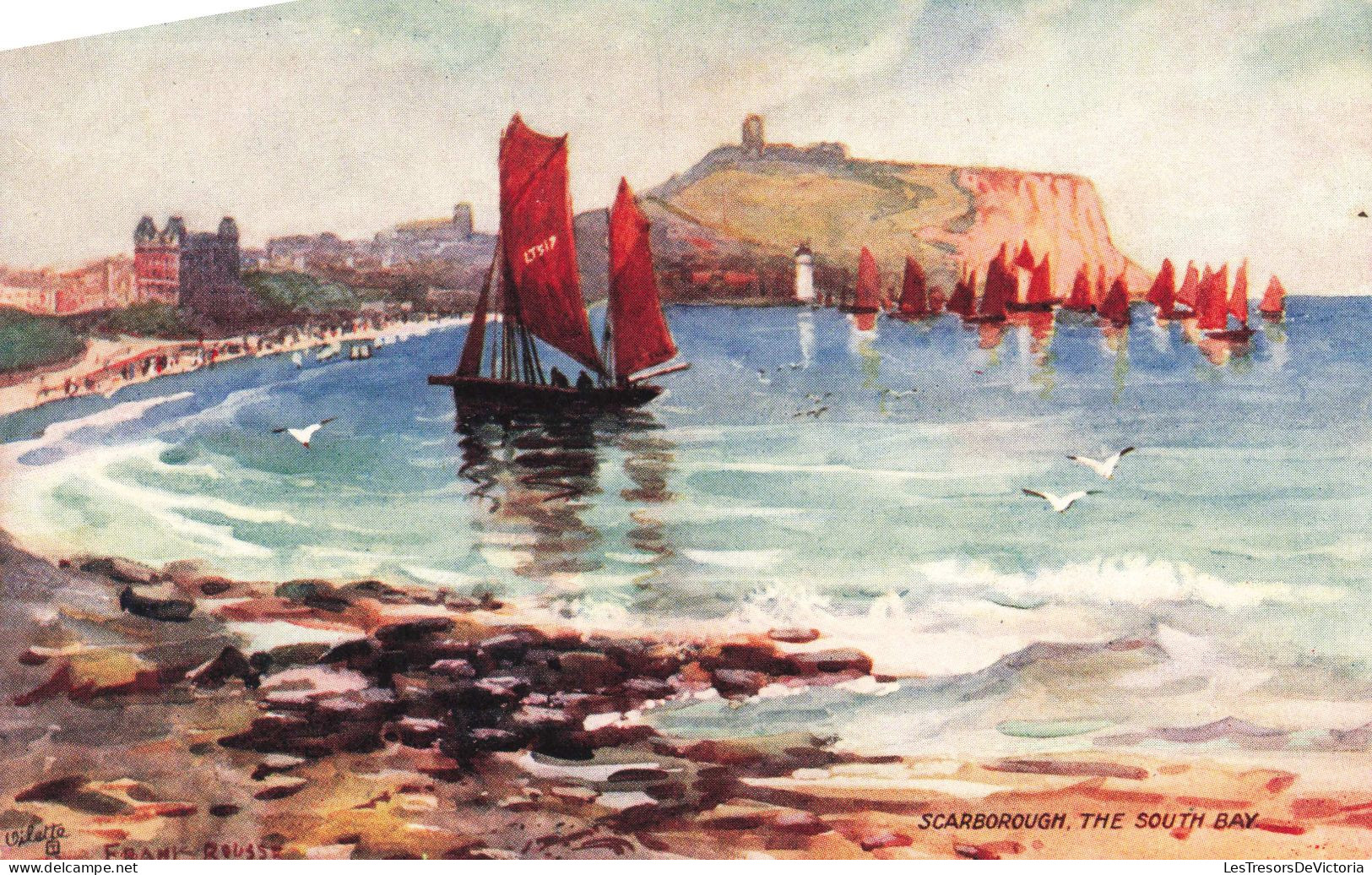 ROYAUME UNI - Scarborough - The South Bay - Frank Roussf - Colorisé - Carte Postale Ancienne - Scarborough