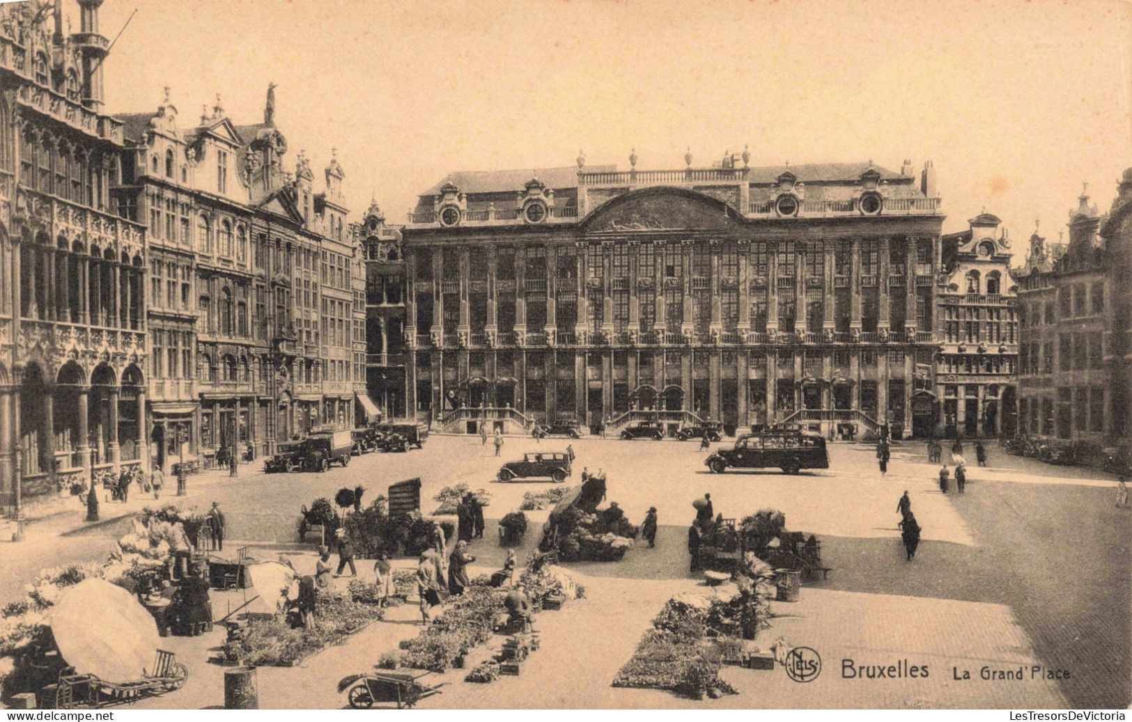 BELGIQUE - Bruxelles - La Grand'Place - Animé - Carte Postale Ancienne - Plätze