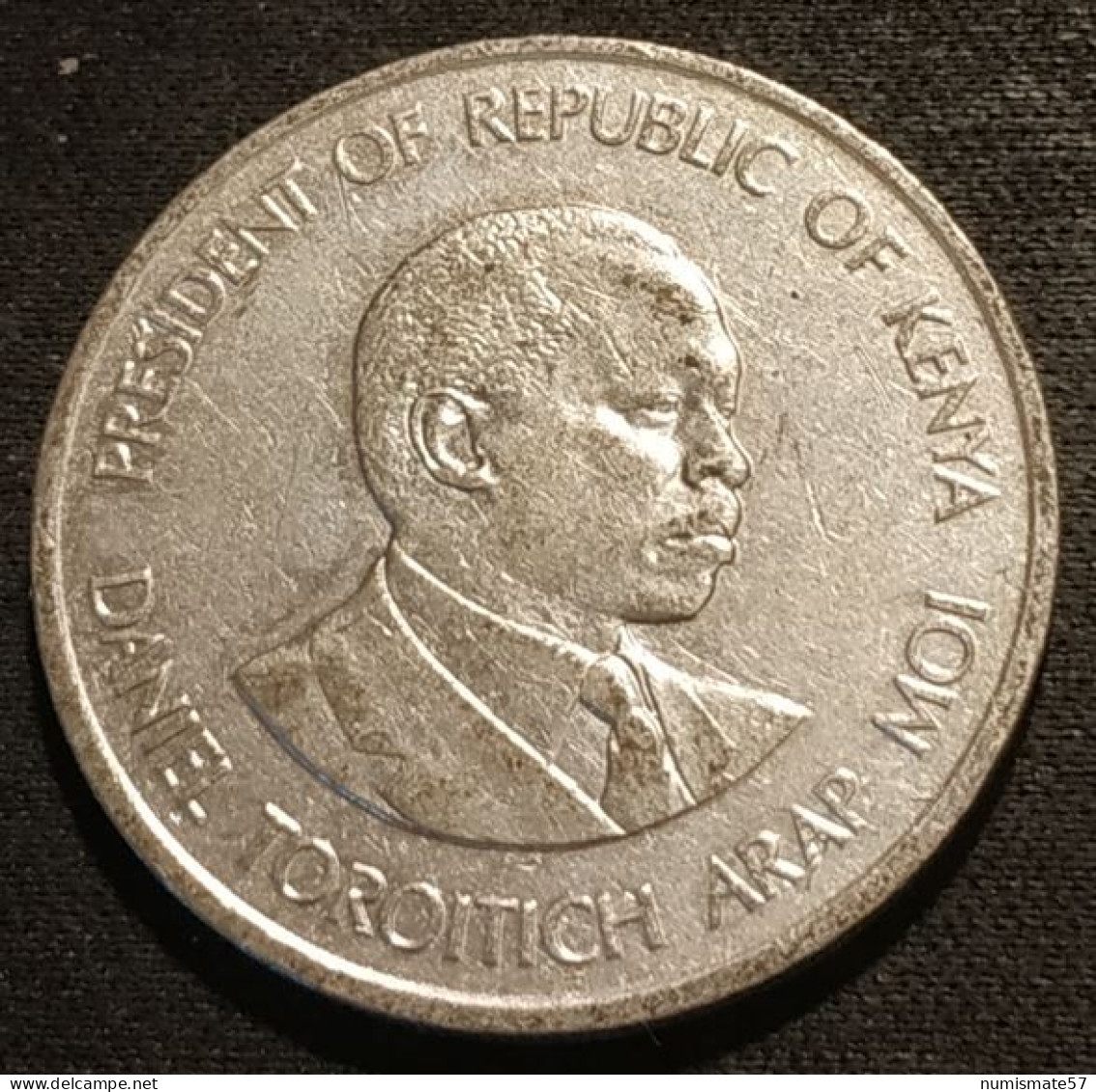 KENYA - 1 SHILLING 1989 - Arap Moi - Non Magnétique - KM 20 - Kenya