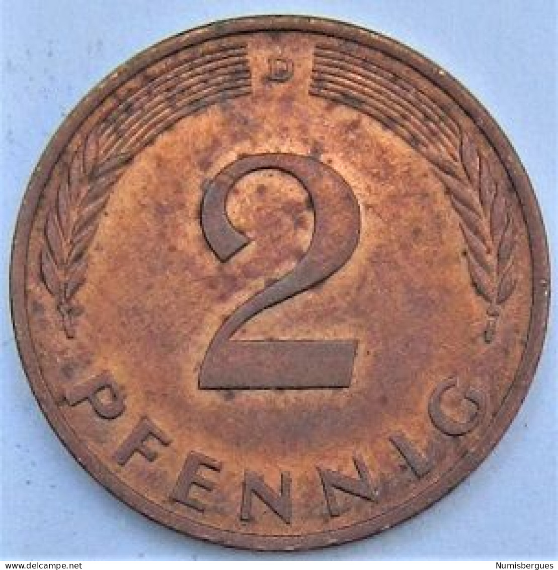 Pièce De Monnaie 2 Pfennig 1978 D - 2 Pfennig