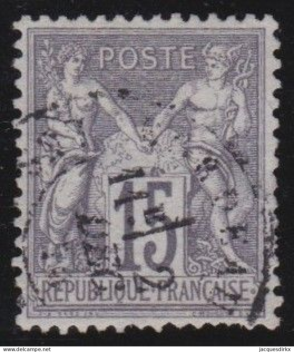France  .  Y&T   .   66    .     O   .    Oblitéré - 1876-1878 Sage (Typ I)