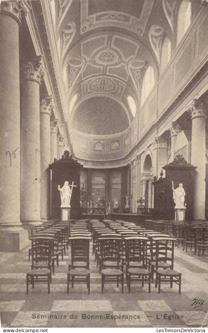 BELGIQUE - Estinnes - Séminaire De Bonne Espérance - L'église -  Carte Postale Ancienne - Estinnes