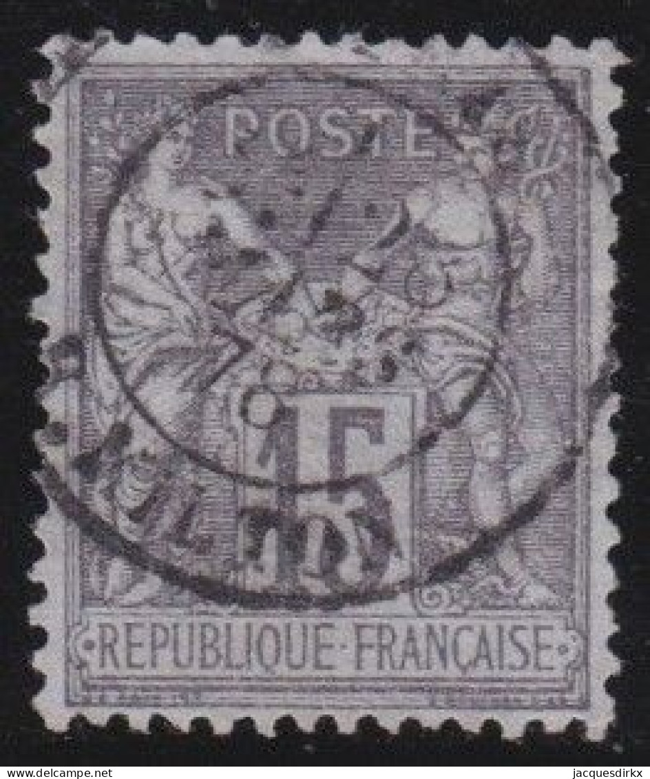 France  .  Y&T   .   77    .     O   .    Oblitéré - 1876-1898 Sage (Tipo II)