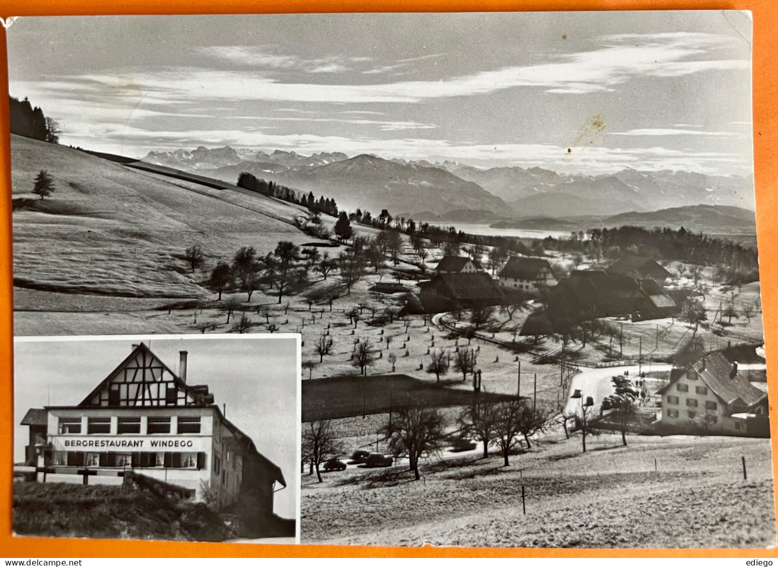 LANGNAU Am ALBIS - Bergrestaurant Windegg 1954 - Egg