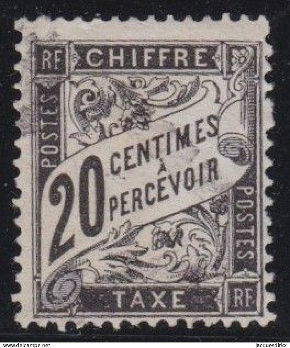 France  .  Y&T   .   Taxe  17  (2 Scans)    .     O   .    Oblitéré - 1859-1959 Oblitérés