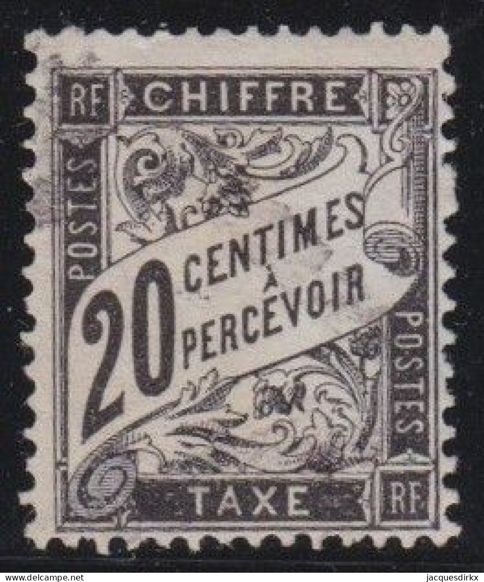 France  .  Y&T   .   Taxe  17  (2 Scans)    .     O   .    Oblitéré - 1859-1959 Used