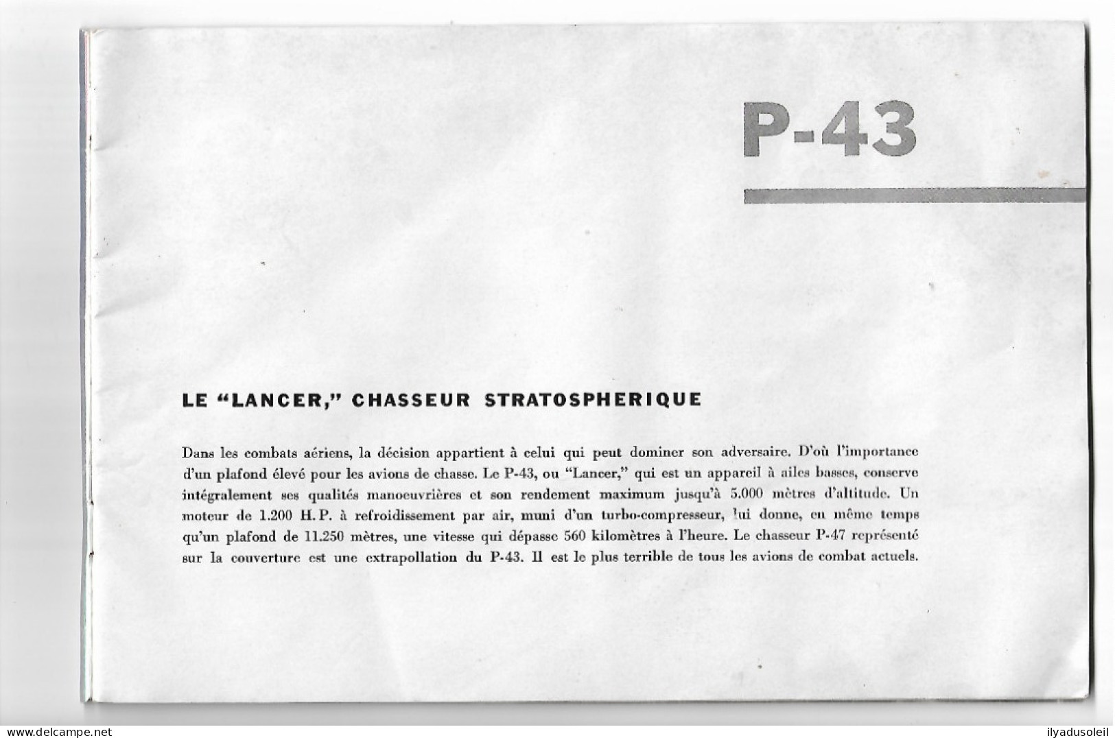 185.000 Avions De Guerre Livret  Publie Par Le Gouvernement Des Etats Unis D Amerique En Francais - Aviation