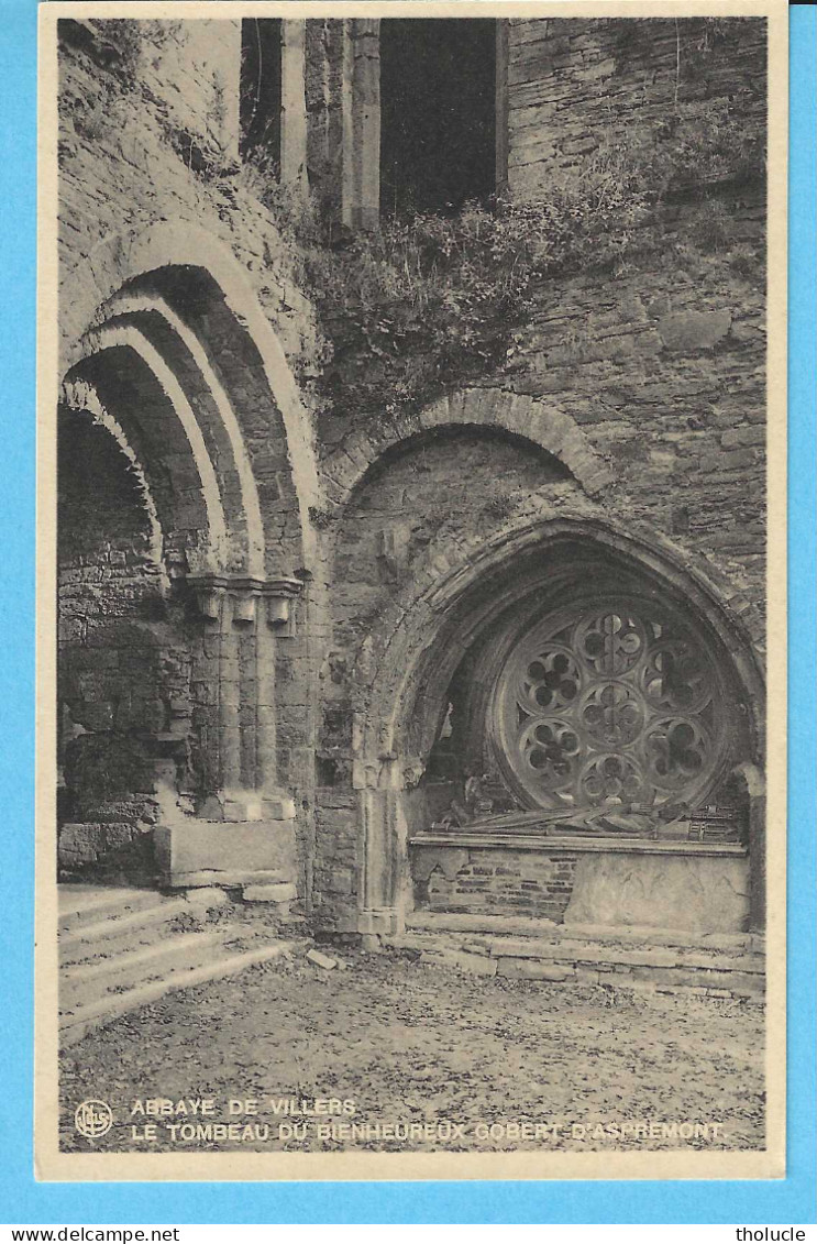 Villers-la-Ville+/-1930-Ruines De L'Abbaye-Tombeau Du Bienheureux Gobert D'Aspremont-Ed.Nels-->Touring Club De Belgique - Villers-la-Ville