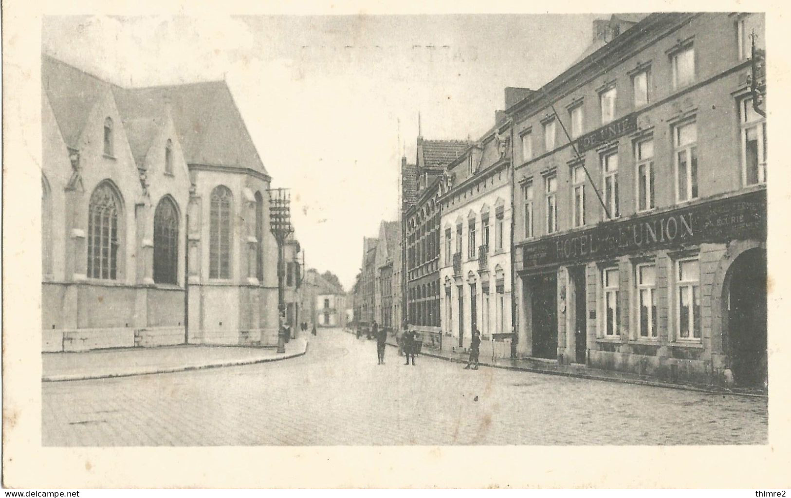 BREE - Eglise Et Rue Haute / Kerk En Hoogstraat - Bree