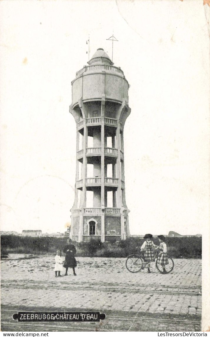 Bâtiments Et Architecture - Château D'eau - Zeebrugge - Château D'Eau - Carte Postale Ancienne - Wassertürme & Windräder (Repeller)