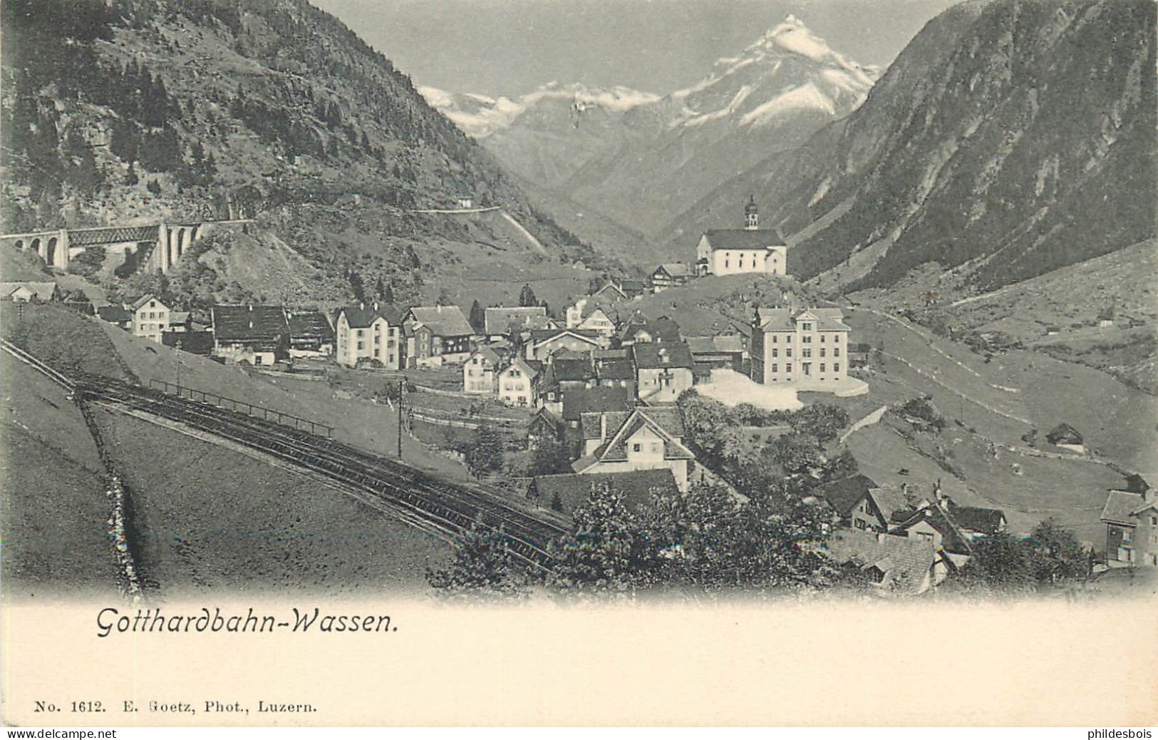 SUISSE WASSEN Gotthardbahn - Wassen