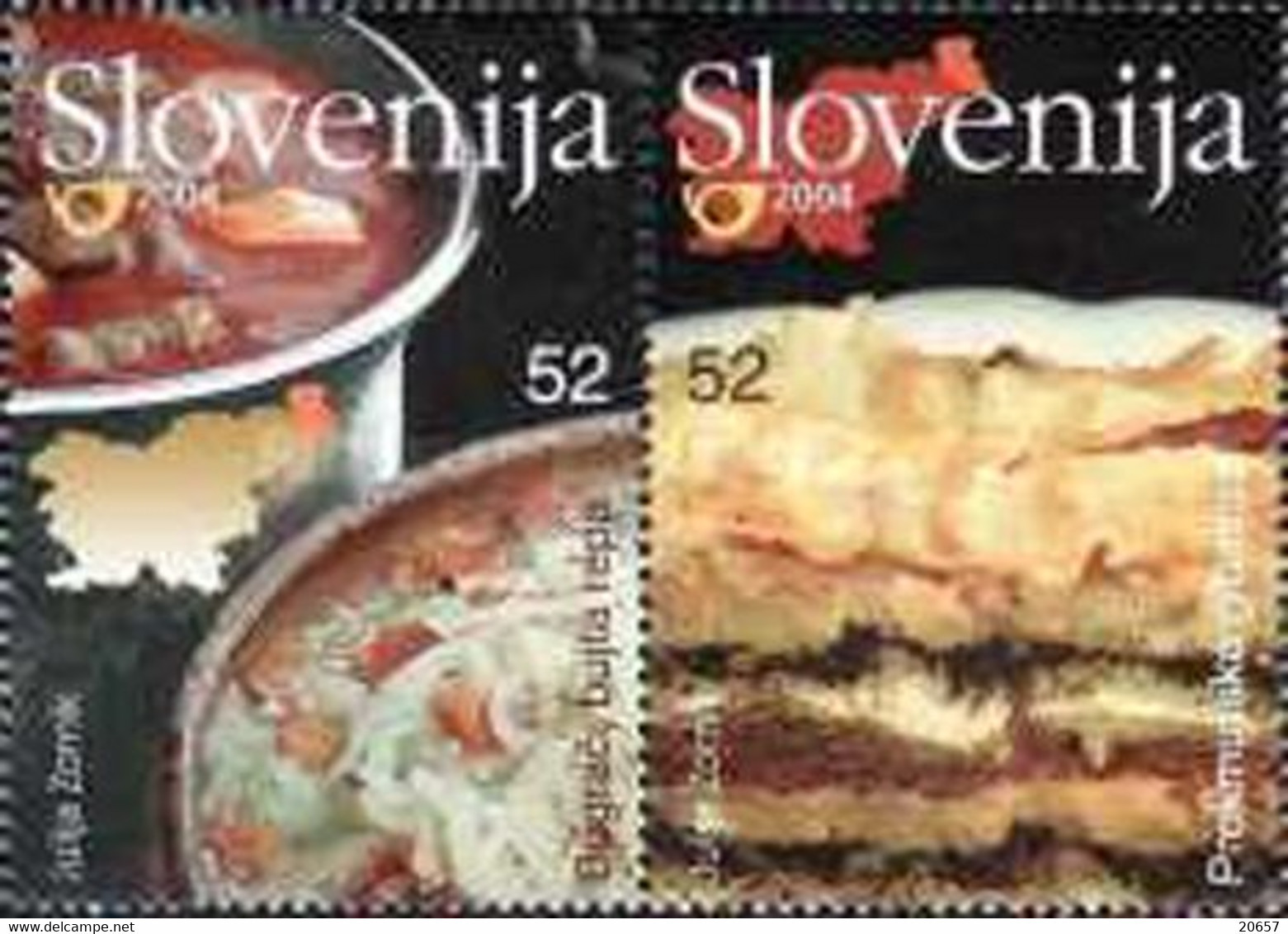Slovenie Slovenija 0453/54 Gastronomie - Alimentation