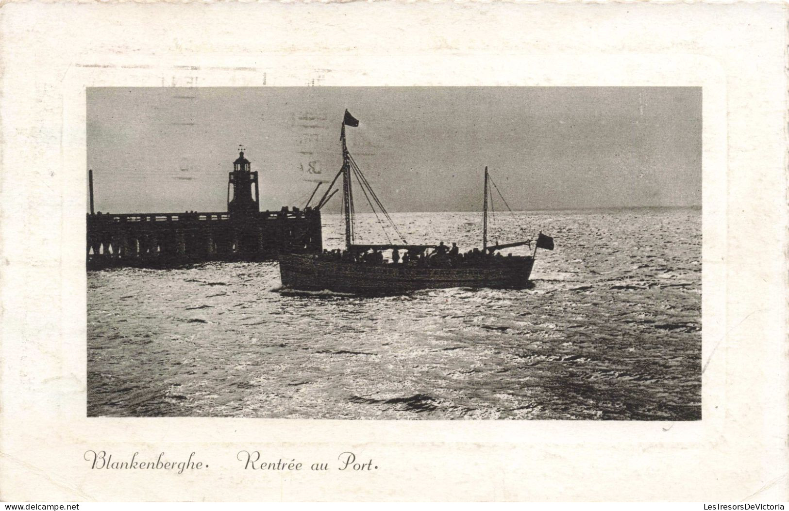 BELGIQUE - Blankenberghe - Rentrée Au Port - Océan - Carte Postale Ancienne - Blankenberge