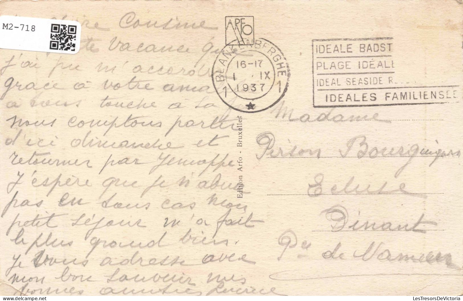 BELGIQUE - Blankenberghe - Rentrée Au Port - Océan - Carte Postale Ancienne - Blankenberge