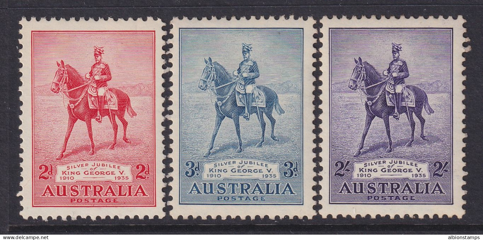 Australia, Scott 152-154 (SG 156-158), MLH - Ongebruikt