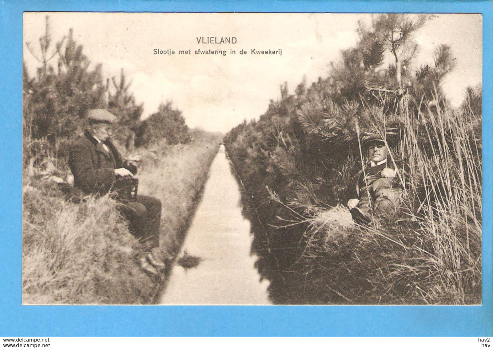 Vlieland Slootje Afwatering In Kweekerij RY53647 - Vlieland