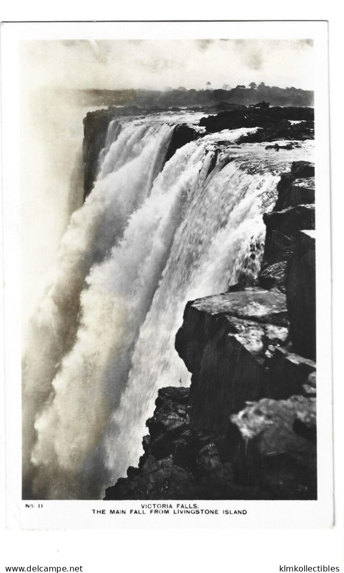 SOUTHERN RHODESIA BRITISH COLONIES - 1938 POSTCARD TO AUSTRIA VICTORIA WATERFALL - Southern Rhodesia (...-1964)