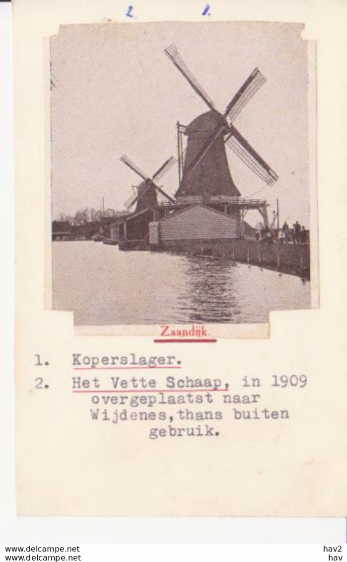 Zaandijk  Molen ML 568 - Zaanstreek