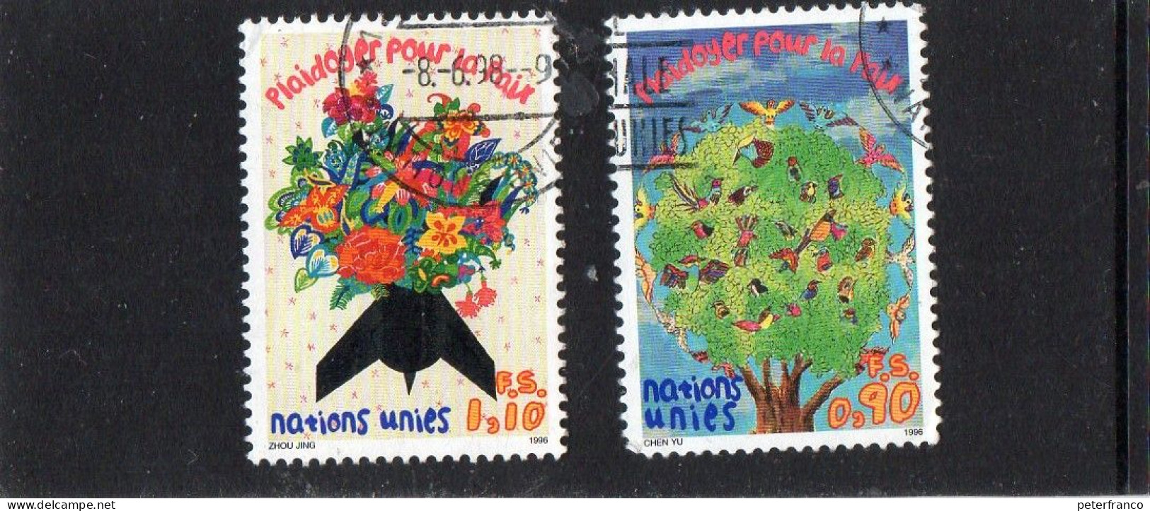 1996 Nazioni Unite - Ginevra - Supplica Per La Pace - Used Stamps