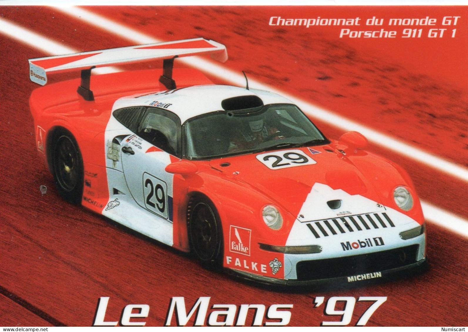 24 Heures Du Mans Porsche 911 GT 1 Championnat Du Monde GT 1997 Circuit Course Automobile Prototypes - Le Mans