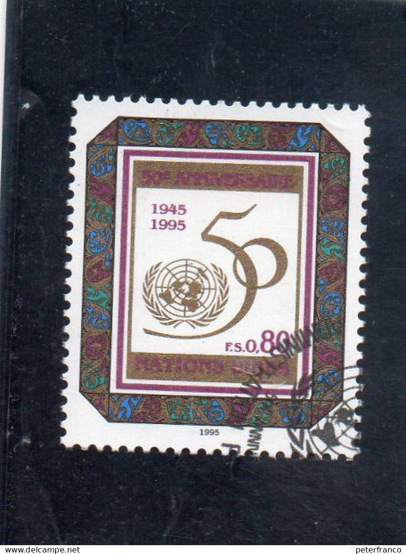 1995 Nazioni Unite - Ginevra - 50 Anni Delle Nazioni Unite - Usati