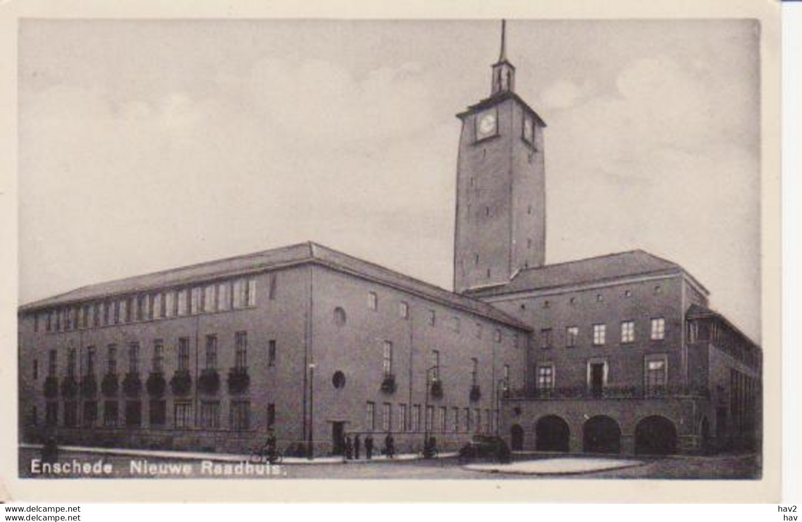 Enschede Nieuwe Raadhuis 1940 RY10762 - Enschede