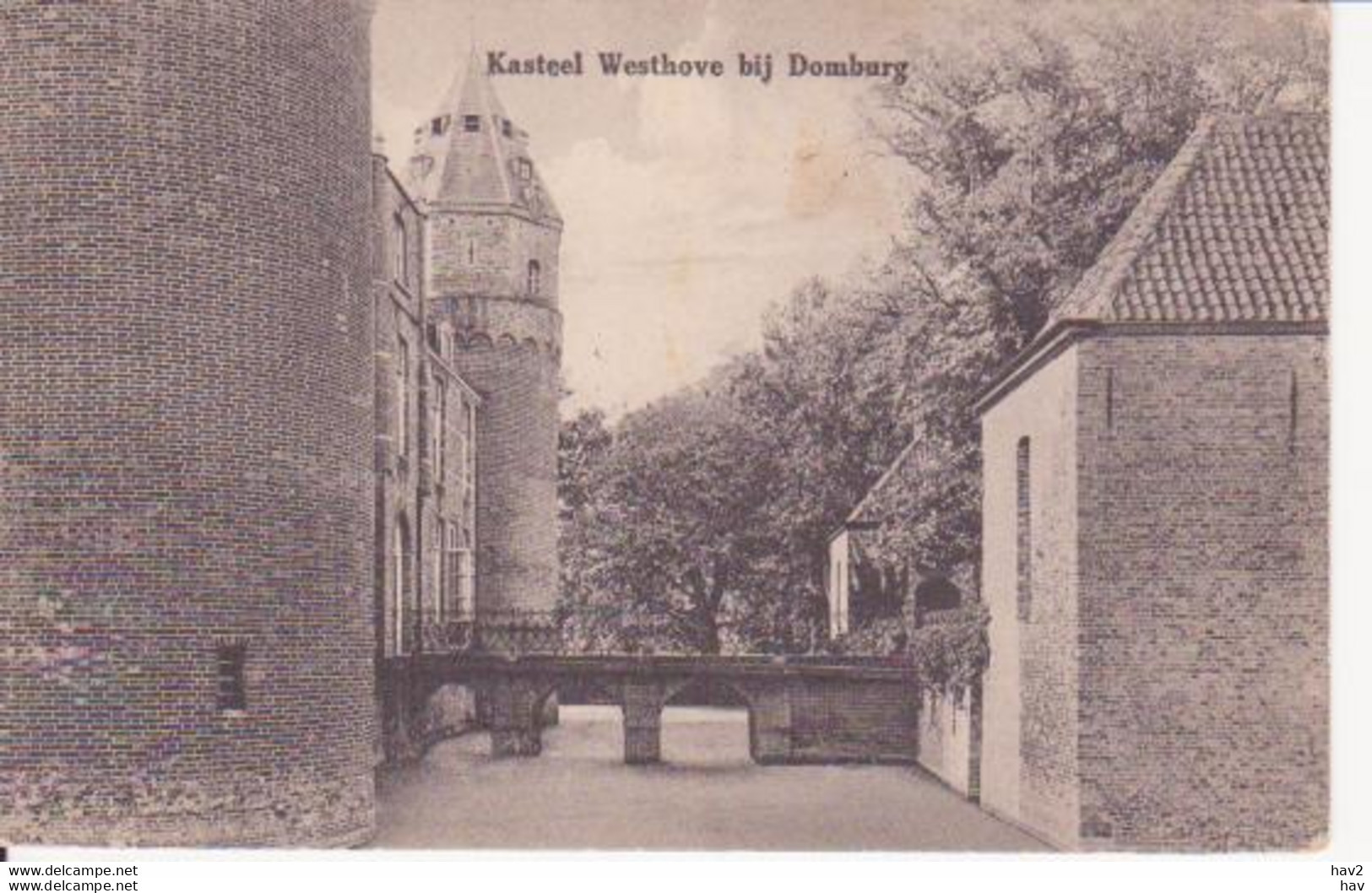 Domburg Kasteel Westhove 1928 RY10448 - Domburg