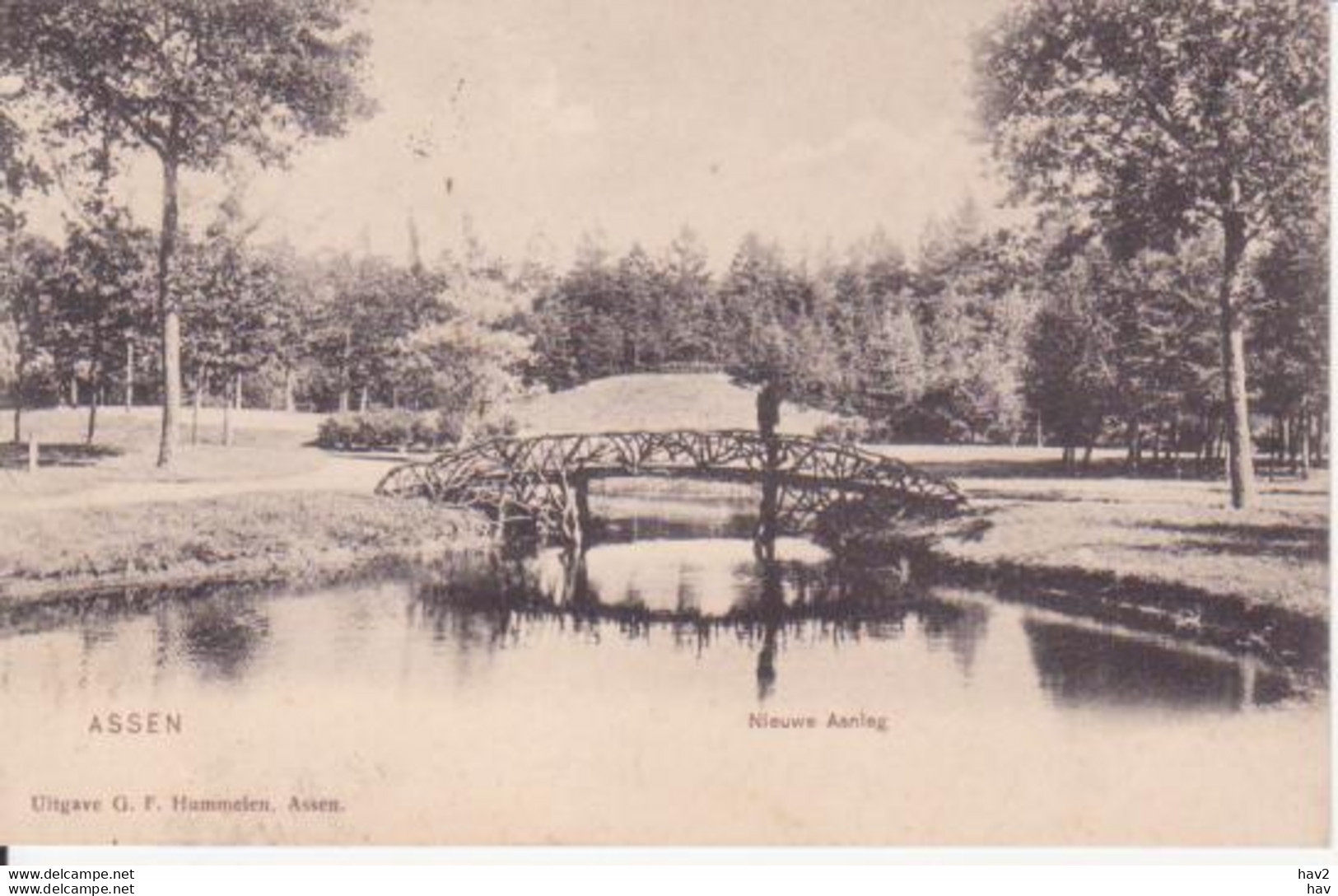 Assen Nieuwe Aanleg 1906 RY 10023 - Assen