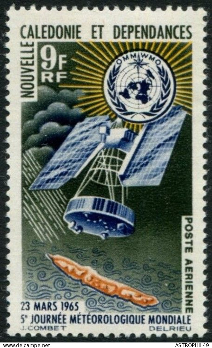 Nouvelle Calédonie 1965; Météo, Satellite Nimbus; Yt A79 - Océanie