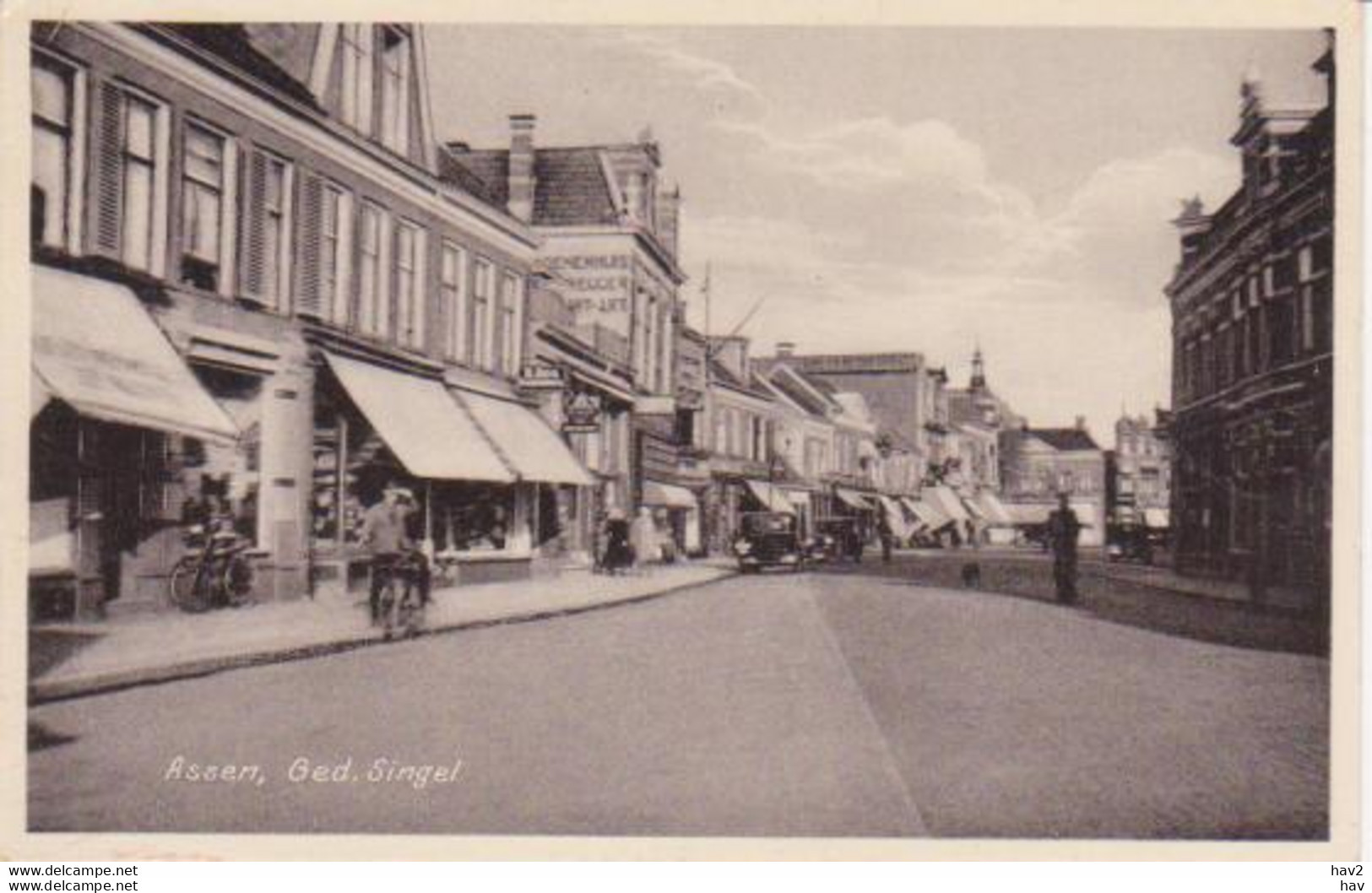 Assen Gedempte Singel 1936 RY11660 - Assen