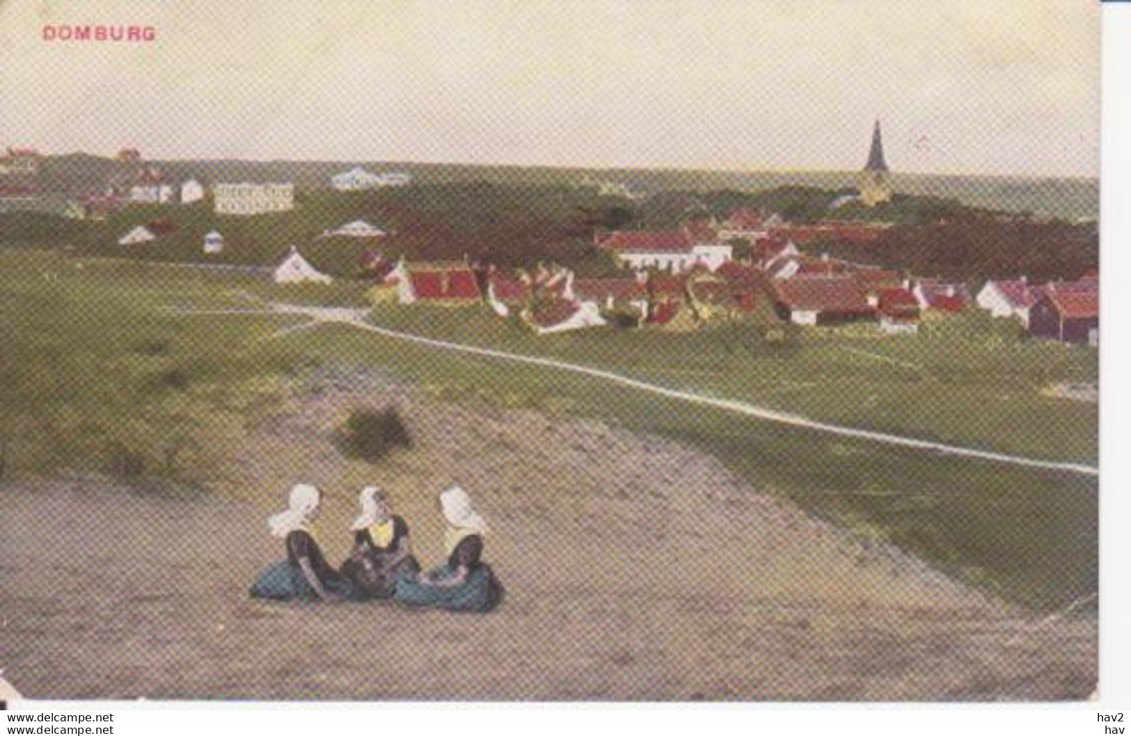 Domburg Dorp Klederdracht 1911? RY11548 - Domburg