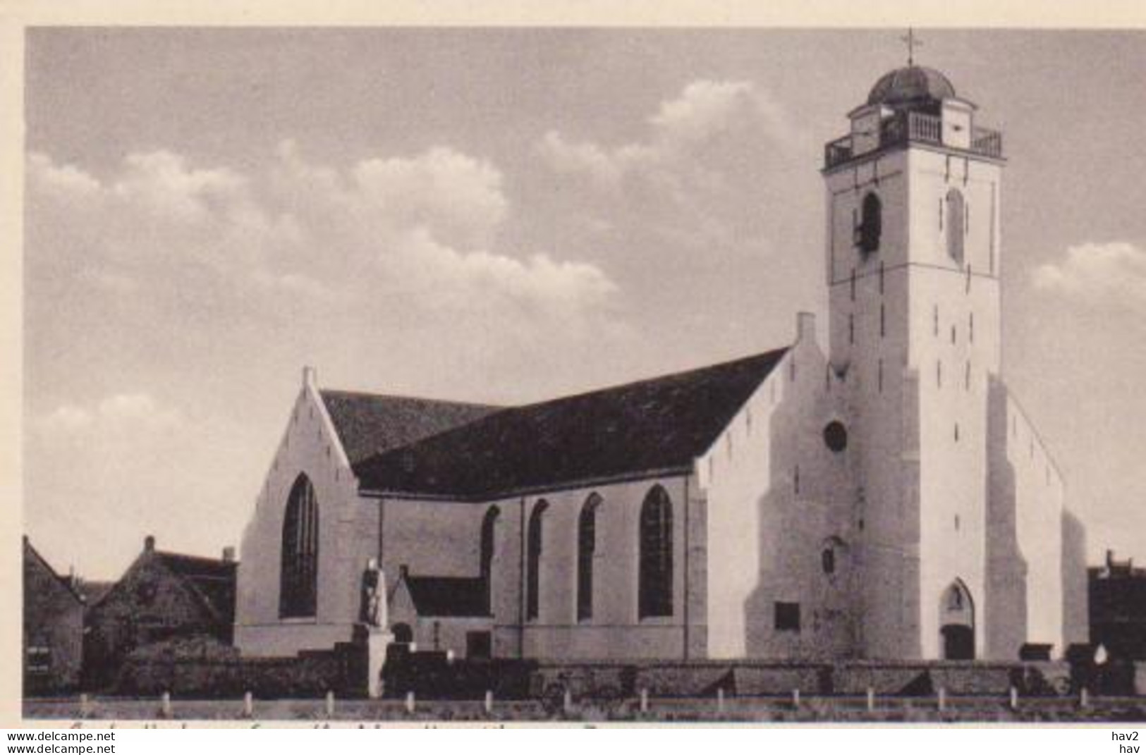 Katwijk Aan Zee Oude Kerk, Standbeeld 1938 RY11035 - Katwijk (aan Zee)