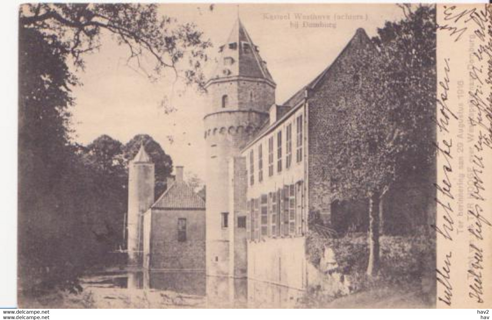 Domburg Kasteel Westhove 1916 RY10962 - Domburg