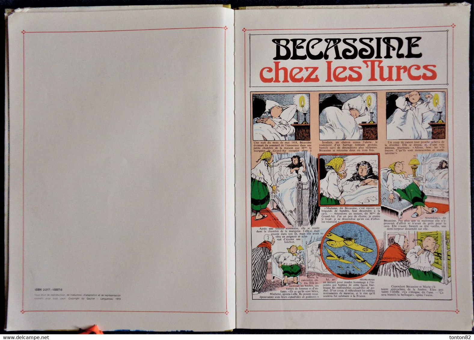 Caumery / Pinchon - BÉCASSINE Chez Les TURCS - Éditions Gautier-Languereau - ( 1980 ) . - Bécassine