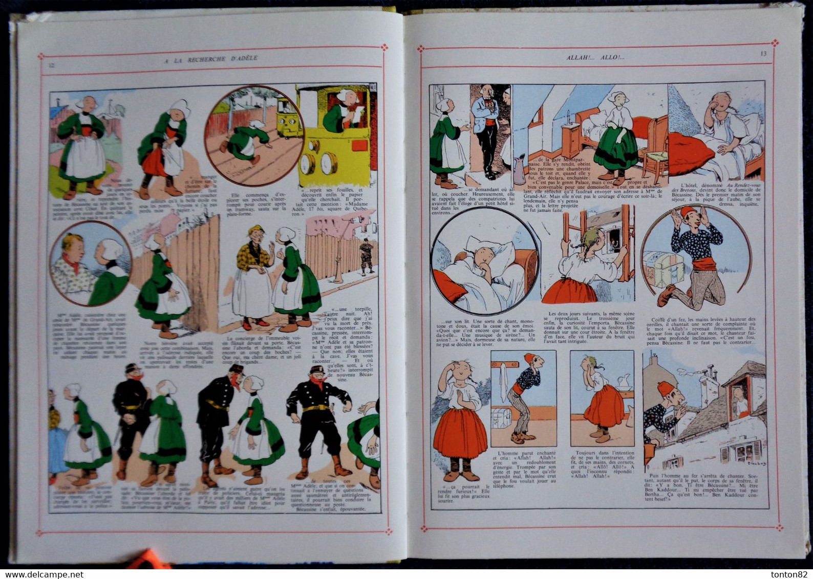 Caumery / Pinchon - BÉCASSINE chez les TURCS - Éditions Gautier-Languereau - ( 1980 ) .