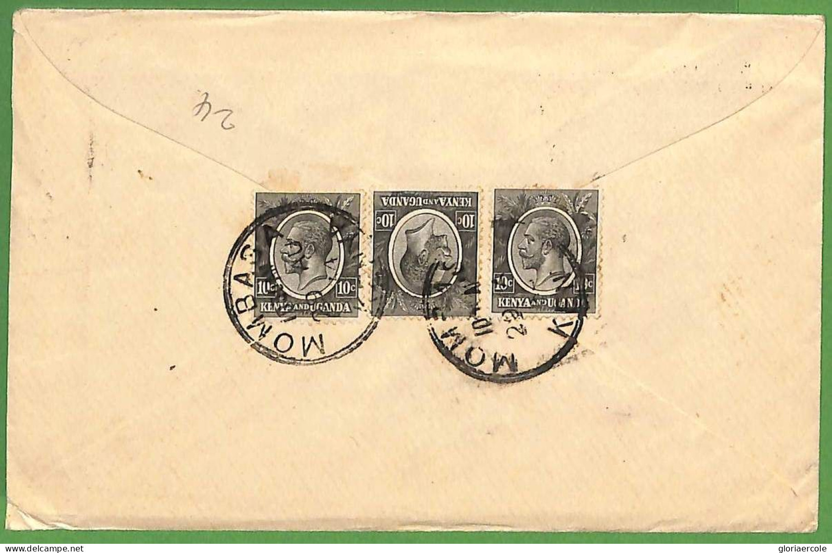 21104 - KENYA And UGANDA - Postal History -  COVER To USA 1934 - Kenya & Oeganda