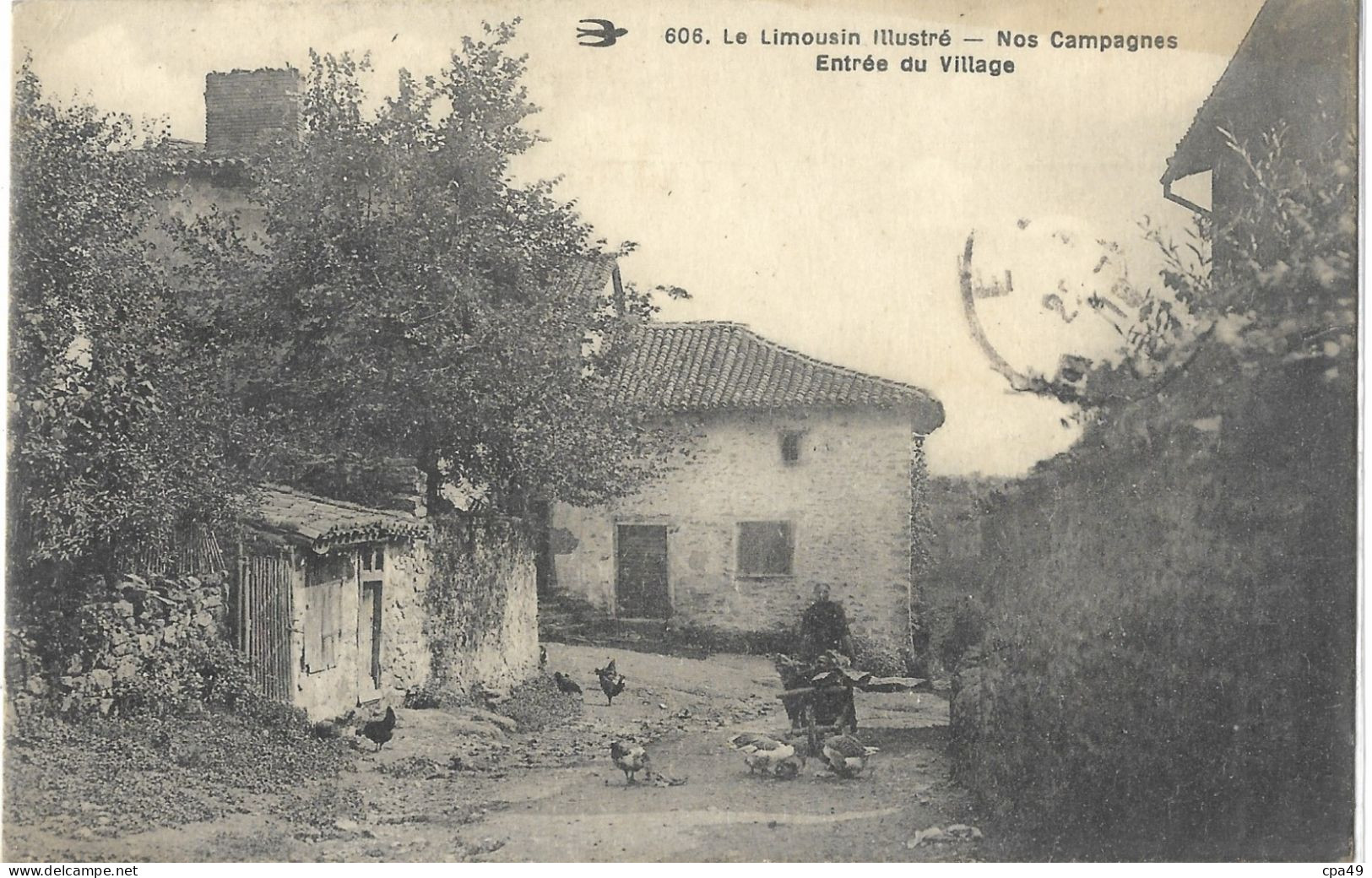 87     LE  LIMOUSIN  ILLUSTRE  NOS  CAMPAGNES  ENTREE  DU   VILLAGE - Autres & Non Classés