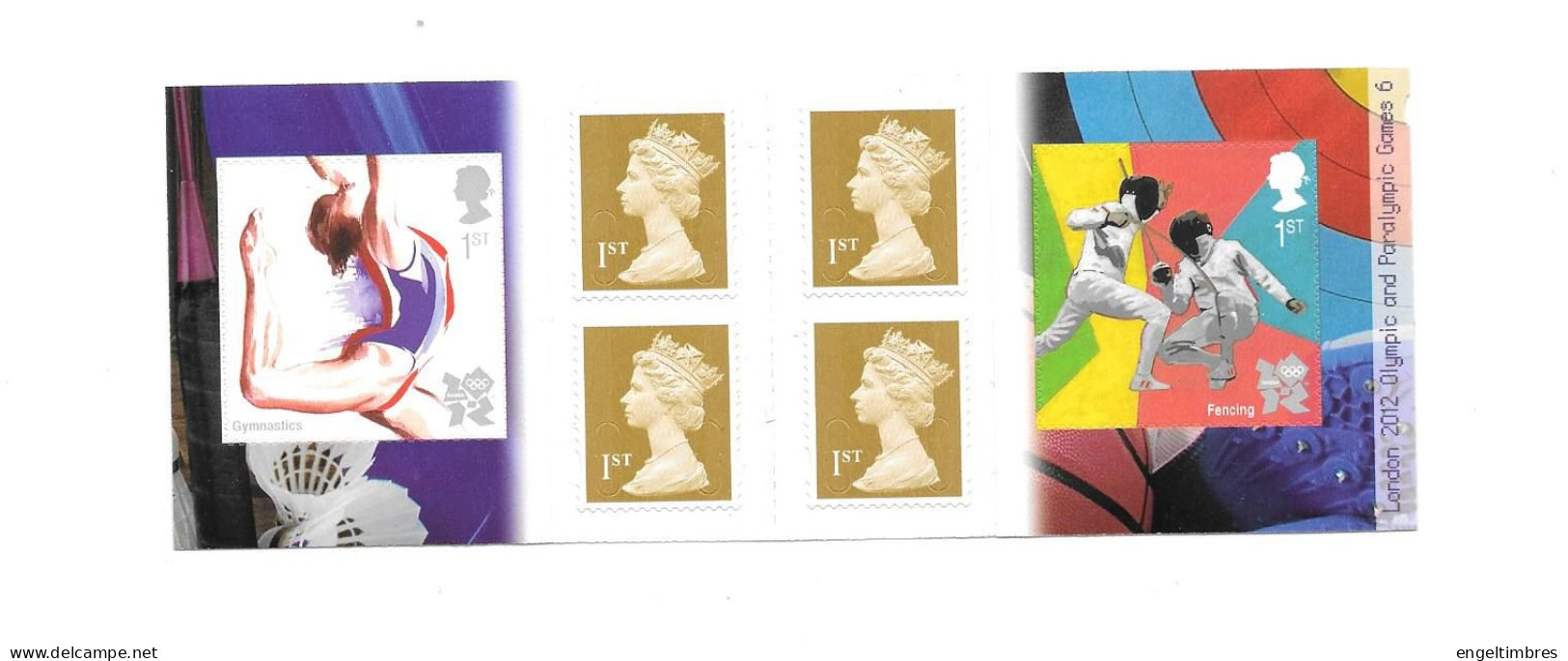 GB London 2012  Machine  BOOKLET NR 1 - Seescan - Unused Stamps