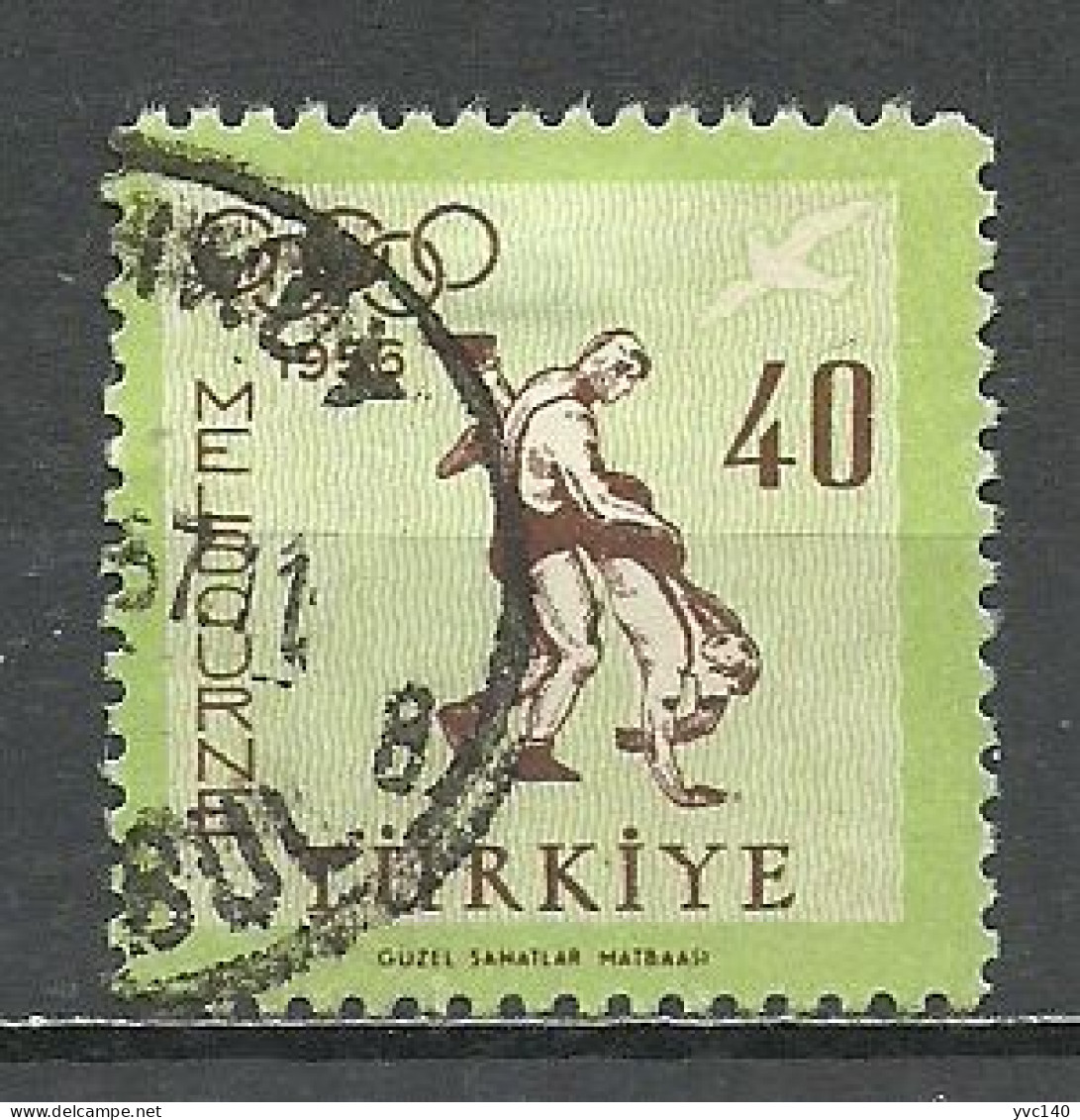 Turkey; 1956 Melbourne Olympic Games - Used Stamps