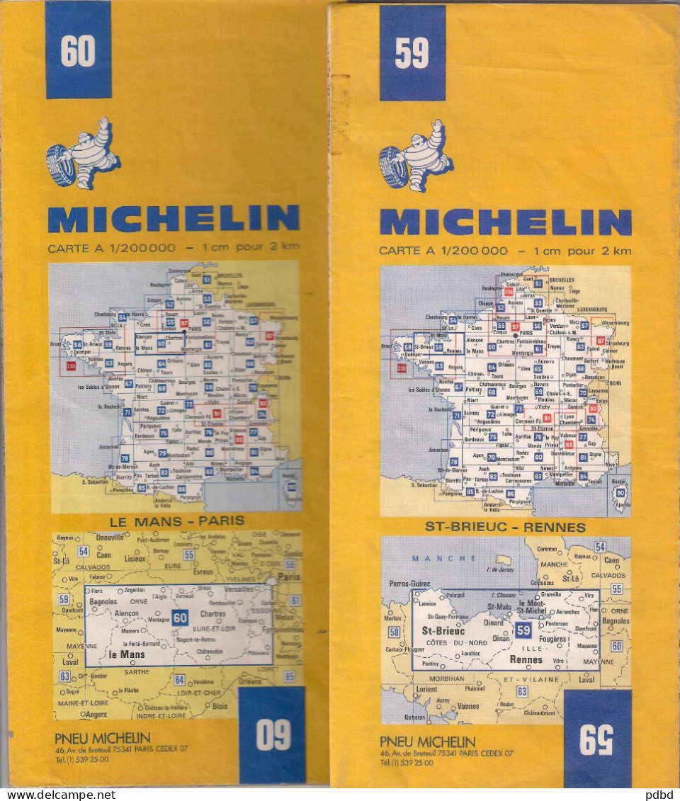 .Lot De 32 Cartes Michelin . - Michelin-Führer