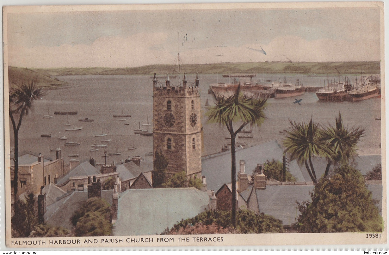FALMOUTH HARBOUR AND PARISH CHURCH FROM THE TERRACES - Falmouth