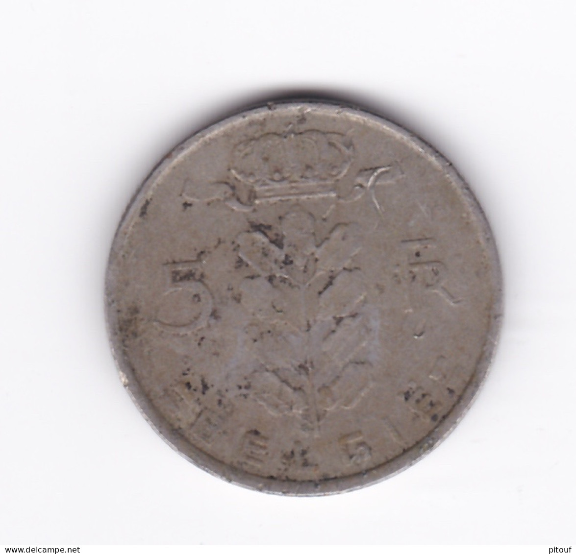 5 Francs Belgie 1950 TB à TTB - 5 Francs