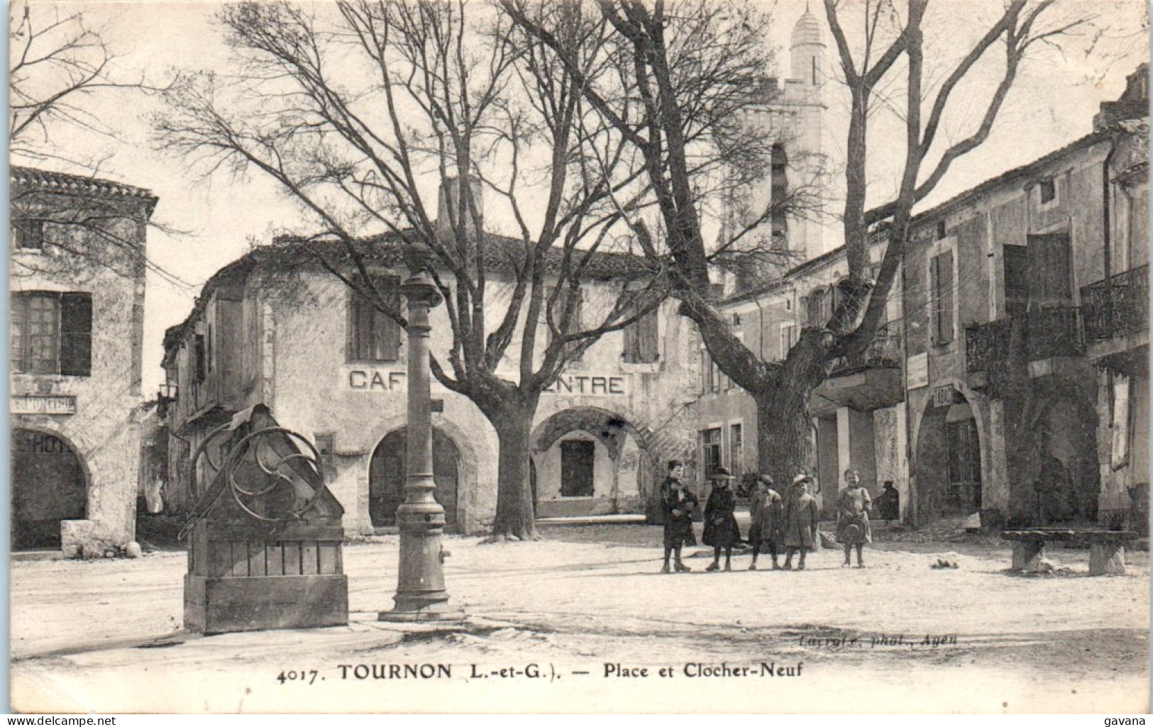 47 TOURNON - Place Et Clocher-neuf  - Tournon D'Agenais