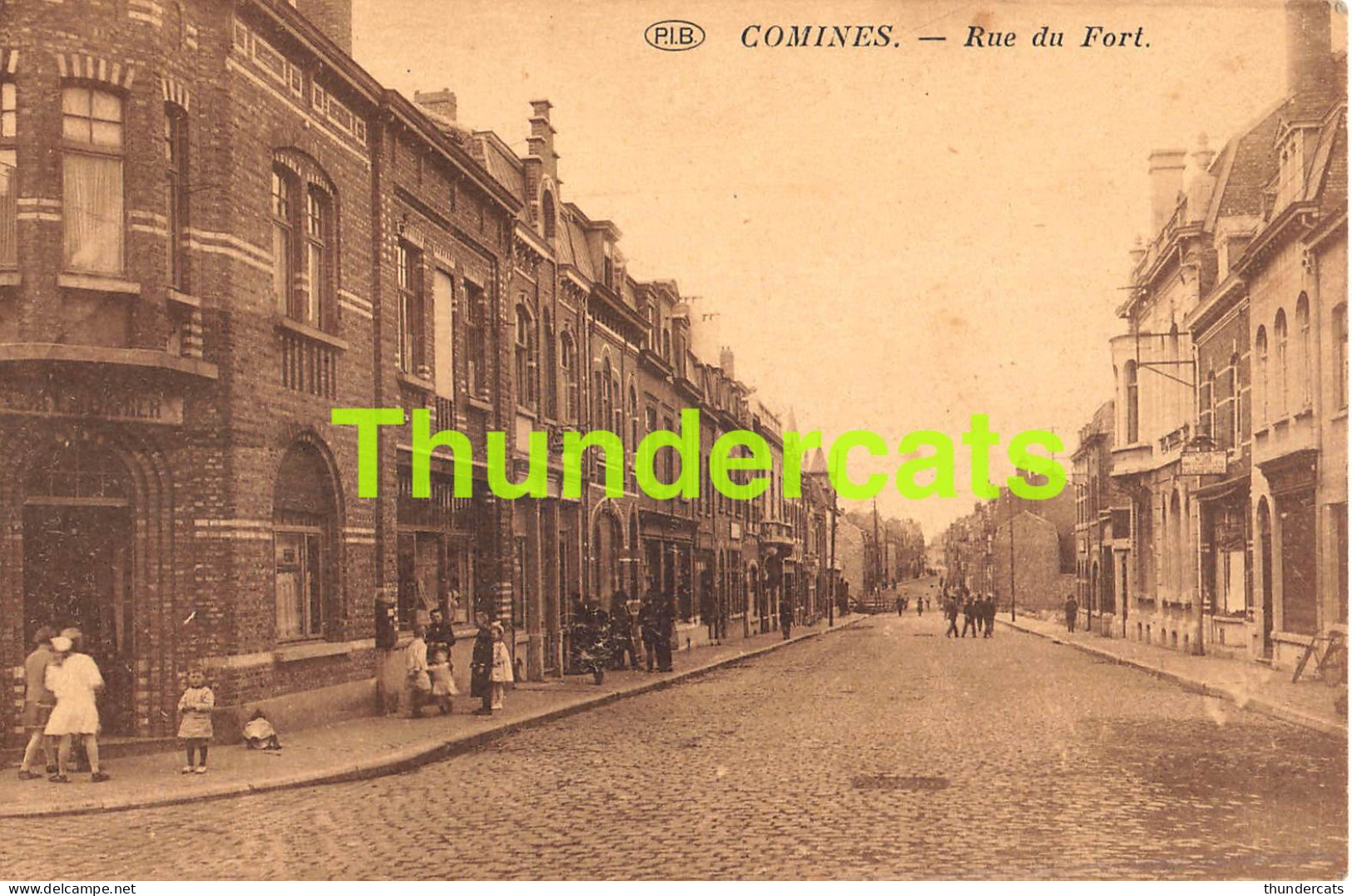 CPA COMINES RUE DU FORT PIB P.IB.  - Comines-Warneton - Komen-Waasten