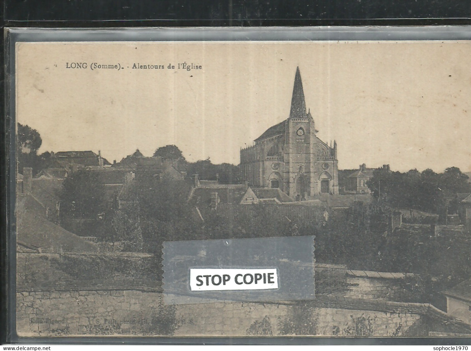 08-2023 - AIR150/1388 - SOMME - 80 - LONG Près AILLY LE HAUT CLOCHER -600 Hab - Alentours De L'église - Ailly Le Haut Clocher