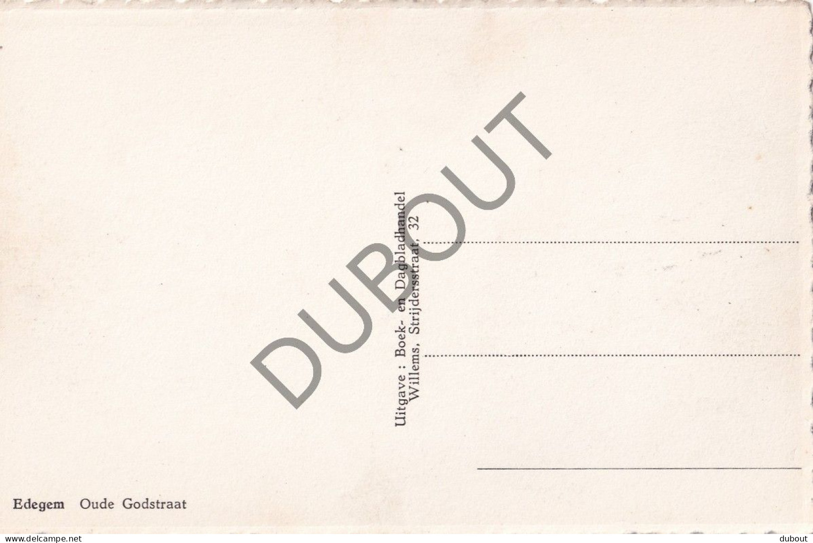 Postkaart/Carte Postale - Edegem - Oude Godstraat (C4583) - Kontich